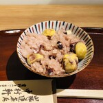 Onkashitsukasa Nakamuraken - 栗赤飯　アップ