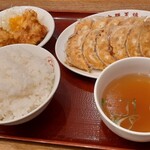 大阪王将 - 料理写真:餃子定食（ごはん大盛）