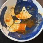 猫丸食堂 - ★キムチ炒めのお皿