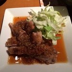 Yumeji - 鶏肉のステーキ  バーベキューソース