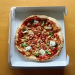ねこピザ - シーフードのピザ