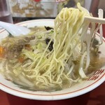 蓬来軒 - 極細だけどしっかりした麺