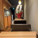 銀座とんかつ檍 - 和モダンな設え