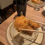 銀座とんかつ檍 - ホタテフライ