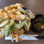 美家古家 - 素材にこだわった天丼です‼︎