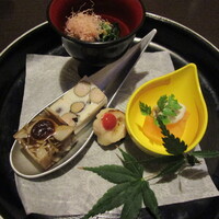銀座方舟  大吟醸しずく店 - 前菜（アップ）