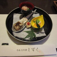 銀座方舟  大吟醸しずく店 - 前菜五点盛り