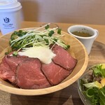 Glin coffee ROASTERY - ローストビーフ丼
