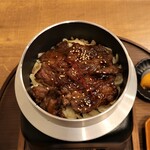 Tsukiji Gohan Dokoro Shizuku - 牛焼肉の釜焼きごはん