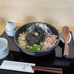 備忠 - 十割太打蕎麦のぶっかけ（1,300円）