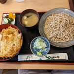 Yanagiya - ミニカツ丼+もりそば。