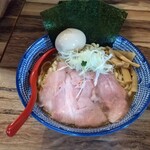 Yaki Ago Ramen Samurai Dou - 特製 焼きあごラーメン 醤油（980円）