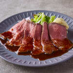 Homemade roast beef ~ served with mashed potatoes ~