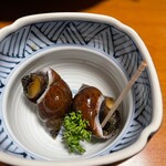 友綱部屋直伝 ちゃんこ 三賀 - 付き出し