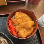 そば処 一庵 - ミニソースカツ丼250円