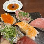 Sushi Sake Saka Na Sugi Tama - ご飯にはなんの香りも感じず｡懐かしい感じのエビ^_^