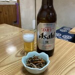 割烹 坂本屋 - ビール大瓶（800円）