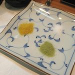 串揚げ串仙 - ３種の塩　プレーン・抹茶・カレー