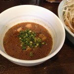麺や あかつき - つけ汁アップ　(2013.08)