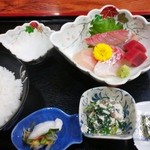 美味しんぼ - 刺身定食￥７００
