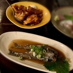 rai - 鶏唐コリアン 600円・鰯のしょうが煮 430円