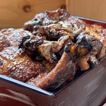 うなぎ 横輪おりおり - 鰻重おりおり、肝焼き、ご飯大盛