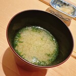 すが弥 - お味噌汁