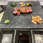 鉄板焼 しろや 銀座亭 - 北さつま牛の赤身