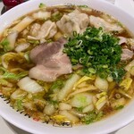 神座飲茶樓 - 雲呑麺1,100円 大盛り200円