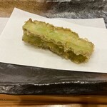 天ぷら鉄板料理 天旬 - 四角豆