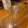 古民家酒房 菜音 - ドリンク写真:日本酒　シャンパングラス