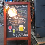 ロ・スパッツィオ - 外の看板