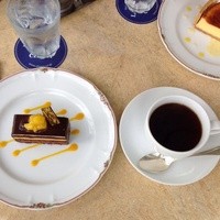 レストラン ラ・マーレ - 濃厚なチョコレートのケーキでした