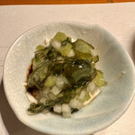 221620496 - 山葵と豆腐の和えもの