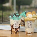 今夜もアイス - 料理写真: