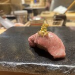 たか吉の鮨 - わさびで　めちゃくちゃ美味しい脂