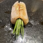 たか吉の鮨 - 太刀魚　生で食べたの久しぶり　美味しかった