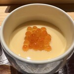 たか吉の鮨 - いくら蒸し　滑らか〜な茶碗蒸しとプチプチ食感のいくらがマッチ