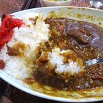 アーモンド - カレーライス（大盛）1,050円（サラダ、スープ、コーヒー付き）