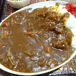 アーモンド - カレーライス（大盛）1,050円（サラダ、スープ、コーヒー付き）