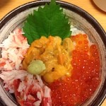Sushidokoro Kitano Shun - 三色丼！