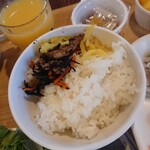 ホテルルートイン - ご飯少なめ。