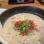 老虎苑 - かす汁に唐辛子