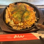 みっちゃん いせや - いか天もちチーズそば肉玉1450円