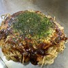 Okonomiyaki Ikkyuu - そば肉玉800円.トッピングチーズ100円