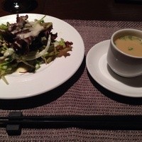 北新地 福多亭 The Ukai - サラダとスープ