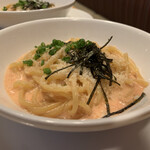ガスト - ハーフ明太クリームパスタ