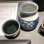 立食い鮨 鮨川 - 無想 辛口純米吟醸生詰原酒 新潟 半合