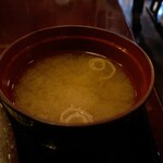 ニユートーキヨー 庄屋 - お味噌汁