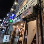 ジンギスカン楽太郎 - 縦長の小さいお店です